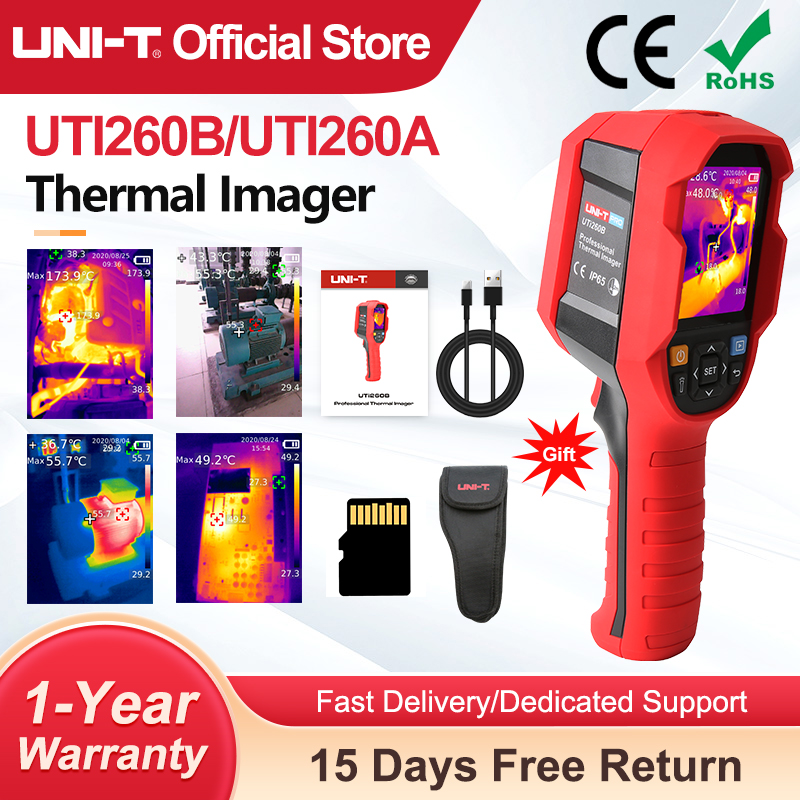 UNI-T UTI260B UTI260A 열화상 카메라  - Thermal Imaging Camera 256X192 리뷰 및 가격