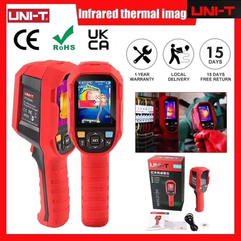 UNI-T UTI260B+ UTI165B+ 휴대용 열화 - Nf 521 Thermal Imaging Camera 리뷰 및 가격