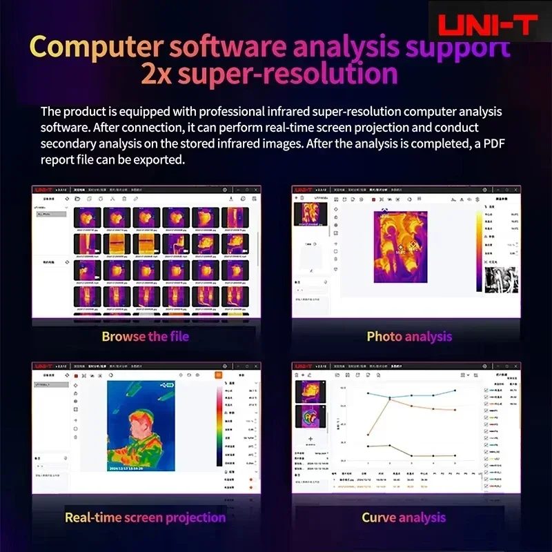 UNI-T UTI260B+ UTI165B+ 휴대용 열화 - Nf 521 Thermal Imaging Camera 리뷰 및 가격