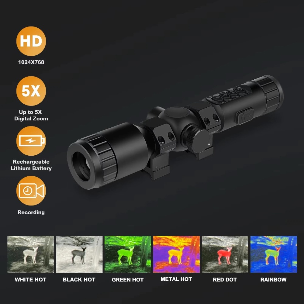 2x-5x TGS300 1024x768 2-5배율 다국 - Thermal Scope Night Vision Monocular 리뷰 및 가격