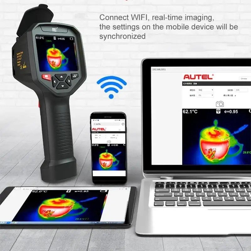 열화상 카메라 252x192, 적외선, 휴대용, Wi- - Thermal Imager Pcb Repair 리뷰 및 가격